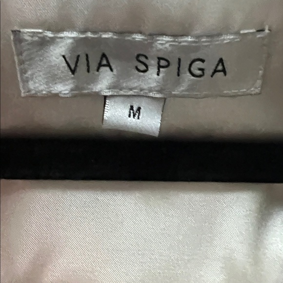 VIA SPIGA Ivory Hooded Quilted Faux Fur Vest - Picture 5 of 15